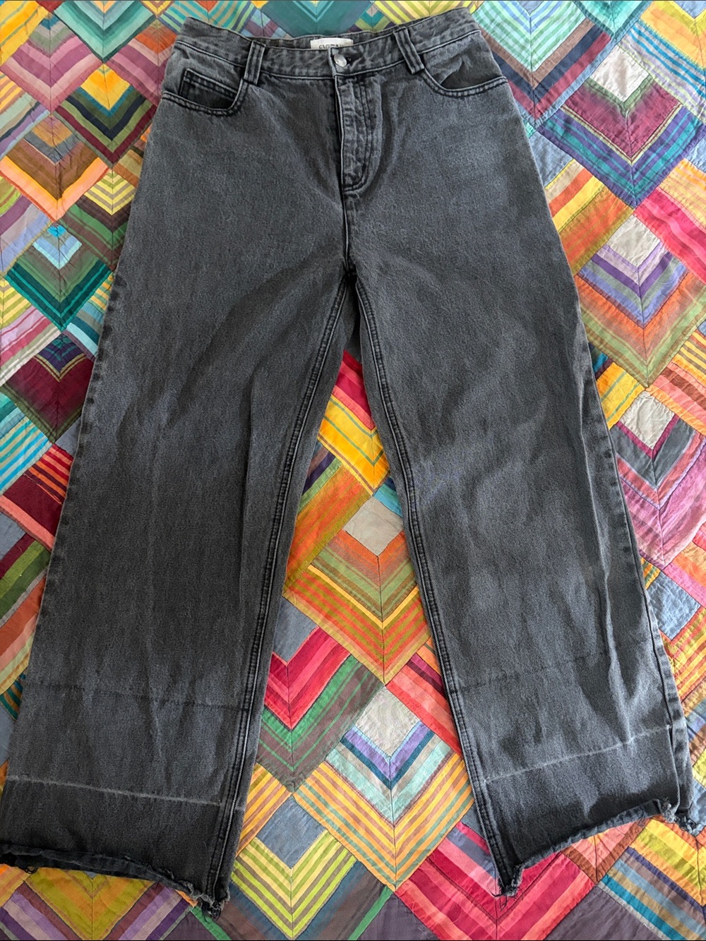 Women's Charcoal Ankle Crop Jeans